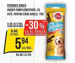 Mega Image PEDIGREE Rodeo Hrană complementară, cu vită, pentru câini adulţi Ofertă