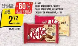 Mega Image KITKAT Ciocolată cu lapte Ofertă