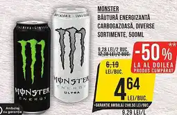 Mega Image MONSTER Băutură energizantă carbogazoasă Ofertă