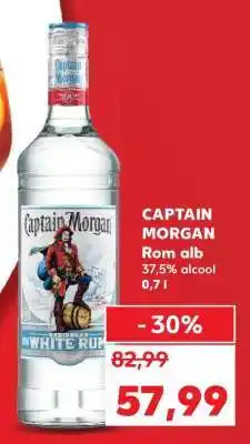 Kaufland CAPTAIN MORGAN Rom alb Ofertă