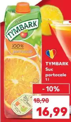 Kaufland TYMBARK Suc portocale 1 l Ofertă