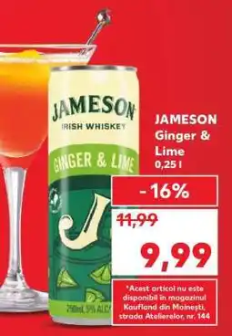 Kaufland JAMESON Ginger & Lime Ofertă