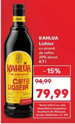 Kaufland KAHLUA Lichior Ofertă