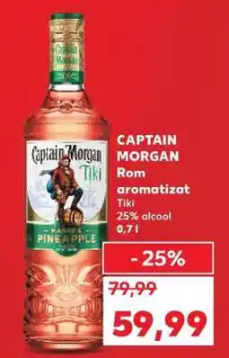 Kaufland CAPTAIN MORGAN Rom aromatizat Tiki Ofertă