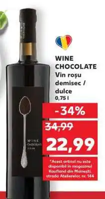 Kaufland WINE CHOCOLATE Ofertă