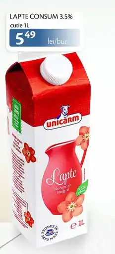 Unicarm Lapte consum 3.5% Ofertă