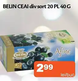 Unicarm Belin ceai div sort 20 pl Ofertă