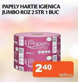 Unicarm Papely hartie igienica jumbo roz Ofertă