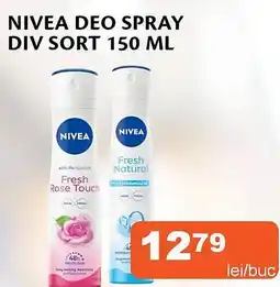Unicarm Nivea deo spray div sort Ofertă