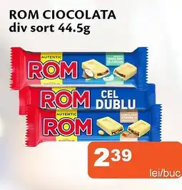Unicarm Rom ciocolata div sort Ofertă