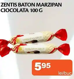 Unicarm Zentis baton marzipan ciocolata Ofertă