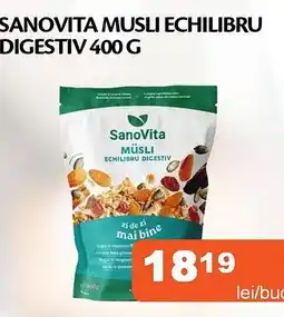Unicarm Sanovita musli echilibru digestiv Ofertă