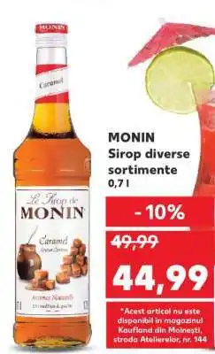 Kaufland MONIN Sirop diverse sortimente Ofertă
