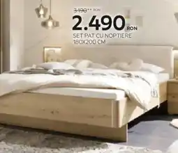 XXXLutz Set pat cu noptiere Ofertă
