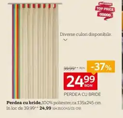 XXXLutz Perdea cu bride Ofertă