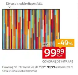 XXXLutz Covoras de intrare Ofertă
