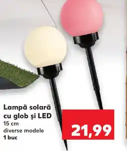 Kaufland Lampă solară cu glob şi LED Ofertă