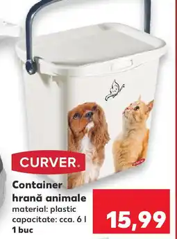 Kaufland CURVER Container hrană animale Ofertă