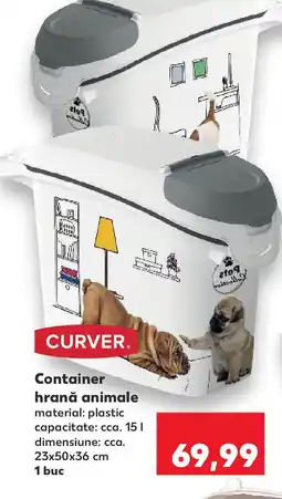 Kaufland CURVER Container hrană animale Ofertă