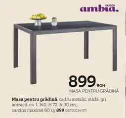 XXXLutz Masa pentru grădină Ofertă