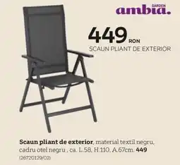 XXXLutz Scaun pliant de exterior Ofertă