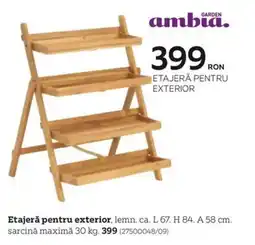 XXXLutz Etajeră pentru exterior Ofertă