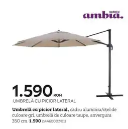XXXLutz Umbrelă cu picior lateral Ofertă