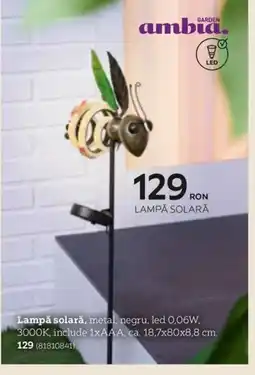 XXXLutz Lampǎ solară Ofertă