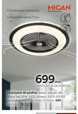 XXXLutz Ventilator de plafon Ofertă