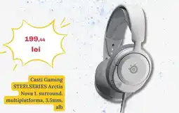 Media Galaxy Casti Gaming STEELSERIES Arctis Nova 1, surround Ofertă