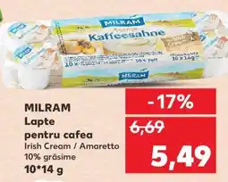 Kaufland MILRAM Lapte pentru cafea Ofertă