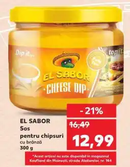 Kaufland EL SABOR Sos pentru chipsuri cu brânză Ofertă