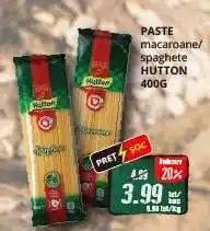 Diana Supermarket PASTE macaroane/spaghete HUTTON 400G Ofertă