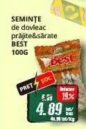 Diana Supermarket SEMINȚE de dovleac prăjite&sărate BEST 100G Ofertă