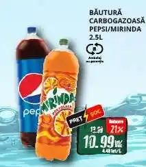 Diana Supermarket BĂUTURĂ CARBOGAZOASĂ PEPSI/MIRINDA 2.5L Ofertă