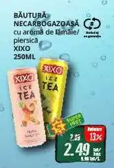Diana Supermarket BĂUTURĂ NECARBOGAZOASĂ cu aromă de lămâie/ piersică XIXO 250ML Ofertă