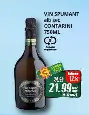 Diana Supermarket VIN SPUMANT alb sec CONTARINI 750ML Ofertă