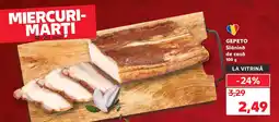 Kaufland GEPETO Slănină de casă Ofertă