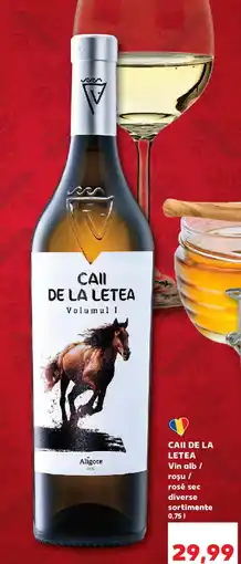 Kaufland CAII DE LA LETEA Vin alb / roşu / rosé sec Ofertă