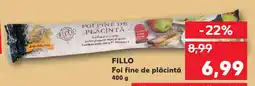 Kaufland FILLO Foi fine de plăcintă Ofertă