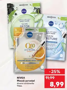 Kaufland NIVEA Mască șervețel Ofertă