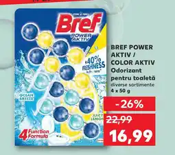 Kaufland BREF Power Aktiv/ Color Aktiv Odorizant pentru toaletă Ofertă