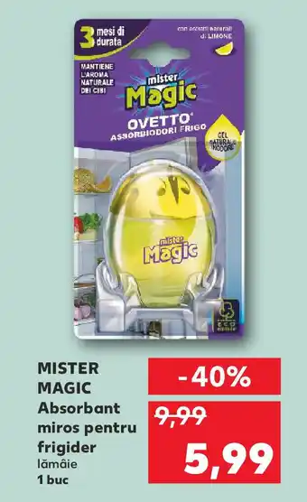 Kaufland MISTER MAGIC Absorbant miros pentru frigider Ofertă