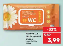 Kaufland NATURELLE Hârtie igienică umedă Ofertă