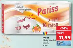 Kaufland PARISS Hârtie igienică Ofertă