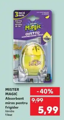 Kaufland MISTER MAGIC Absorbant miros pentru frigider Ofertă