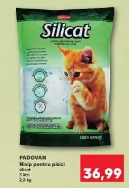 Kaufland PADOVAN Nisip pentru pisici Ofertă