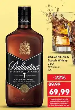 Kaufland BALLANTINE S SCOTCH WHISKY 7YO Ofertă