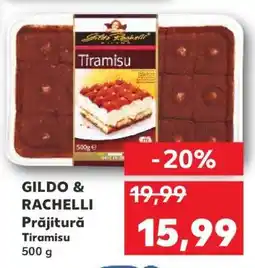 Kaufland GILDO & RACHELLI Prăjitură Tiramisu Ofertă