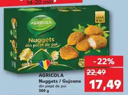 Kaufland AGRICOLA Nuggets / Gujoane din piept de pui Ofertă